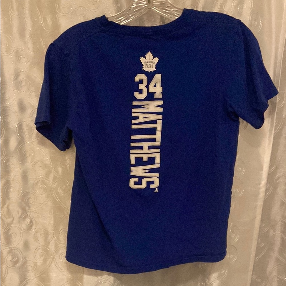 Fanatics Maple Leafs Auston Matthews Shirt Size Youth Medium 🔥 YB4